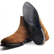 Chelsea Cap Toe Suede Boot