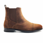 Chelsea Cap Toe Suede Boot