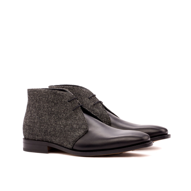 Chukka Leather Fabric Boot