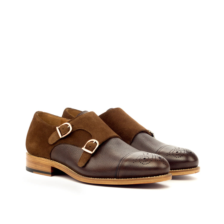 Double Monk Strap Cap Toe