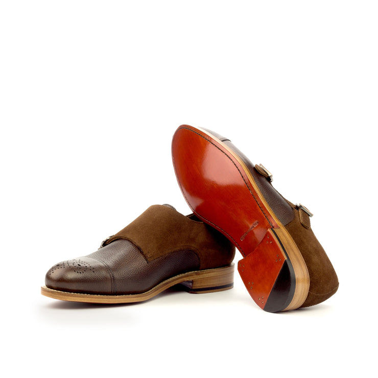 Double Monk Strap Cap Toe