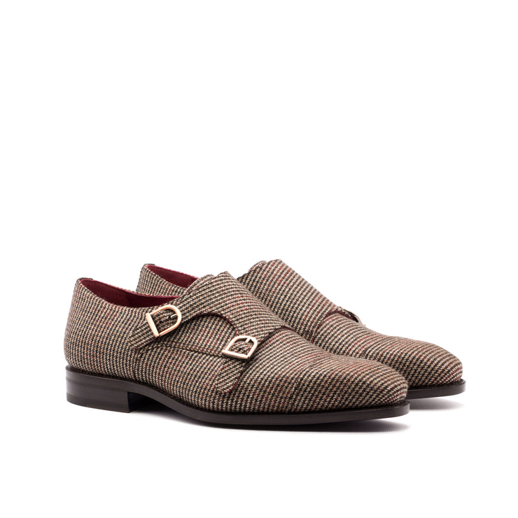 Double Monk Strap Cap Toe