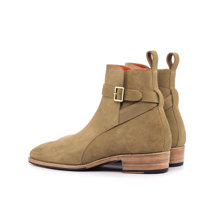 Jodhpur Suede Boot with Cuban Heel