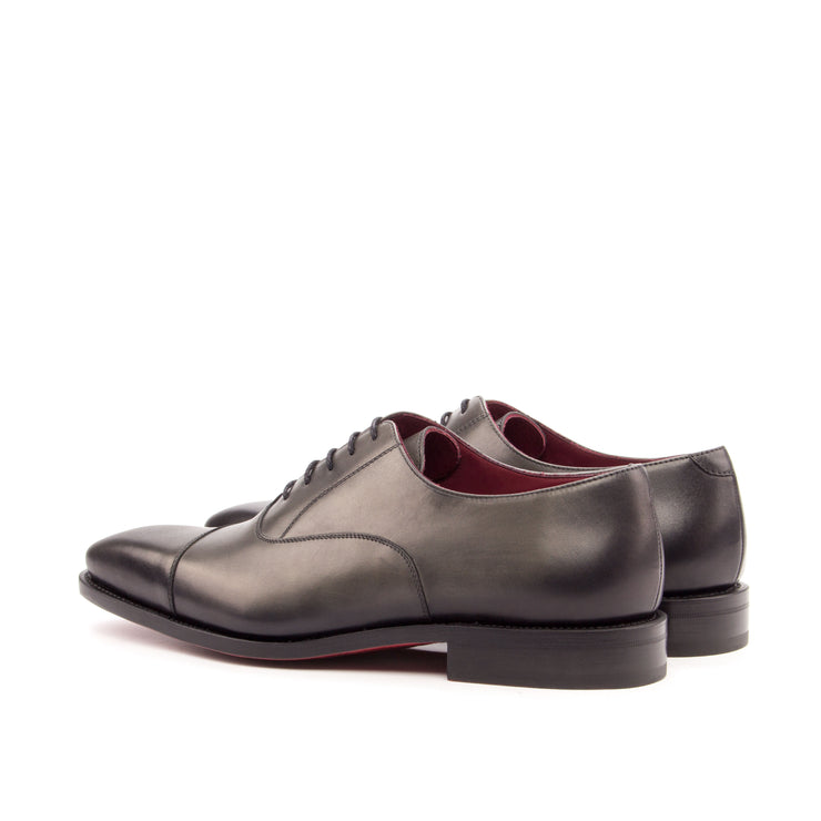 Burnished Leather Oxford Cap Toe