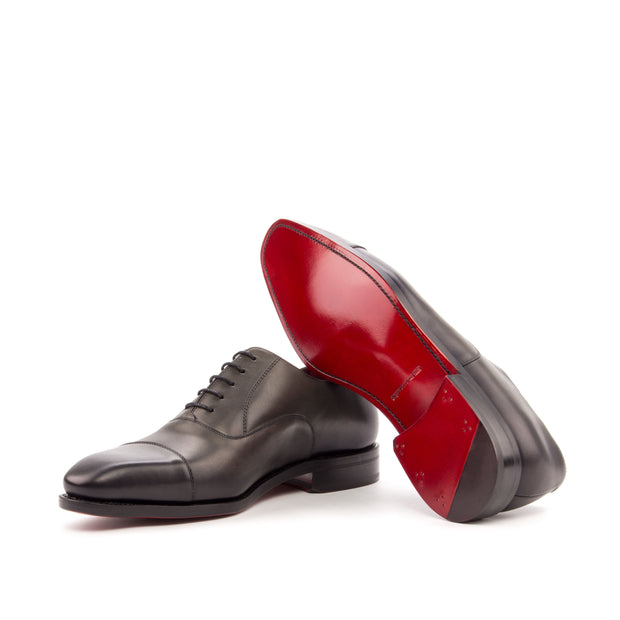 Burnished Leather Oxford Cap Toe